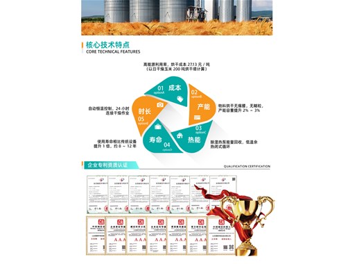 5HR热泵型粮食烘干机核心技术特点